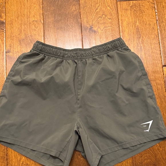 Gymshark Olive Athletic Shorts - Picture 1 of 5